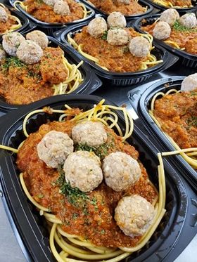 FROZEN Spaghetti and Meatballs